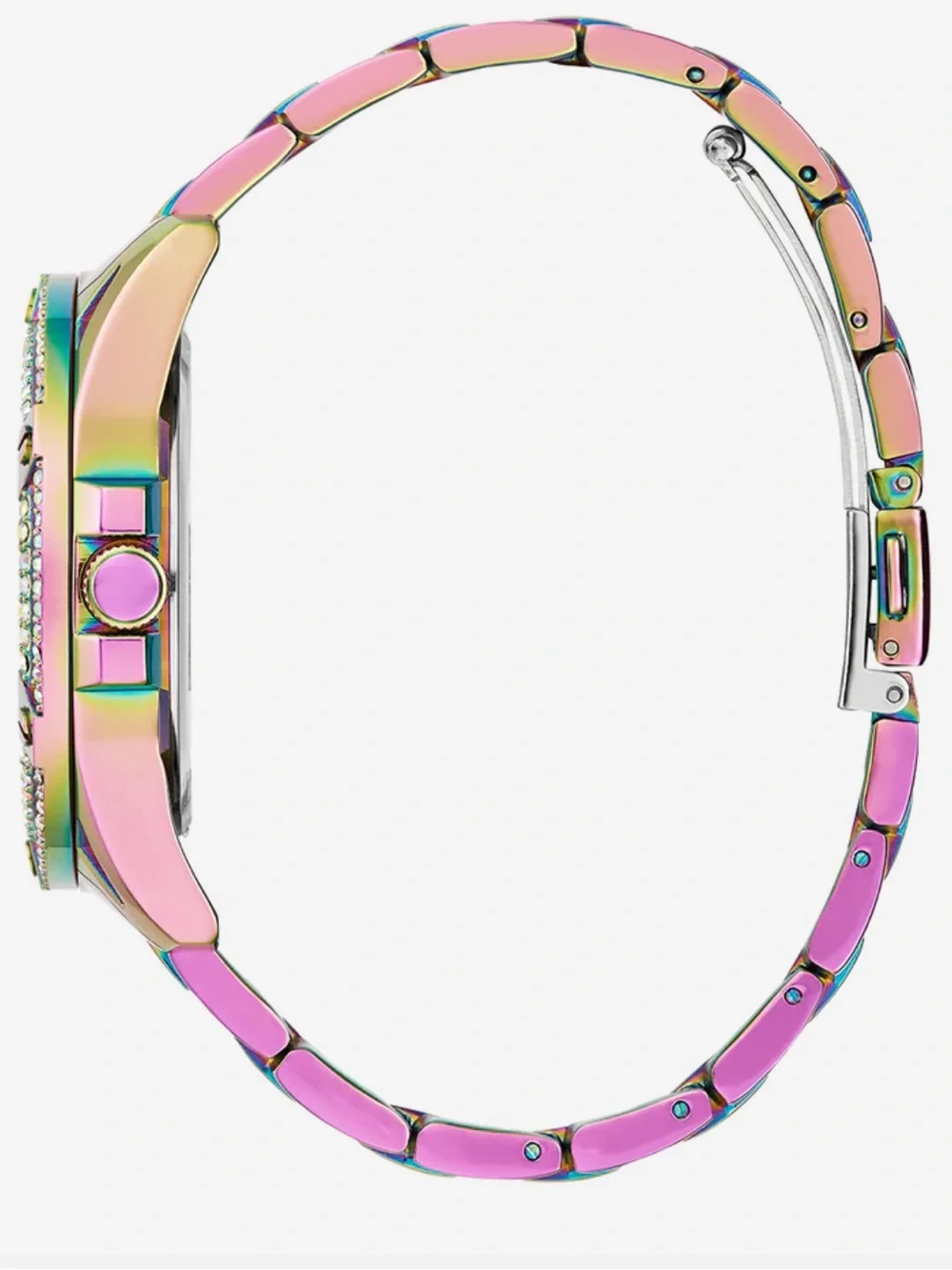 GUESS Ladies Iridescent Multi-function Watch Crystal-Accent Women's Watch - Picture 5 of 6